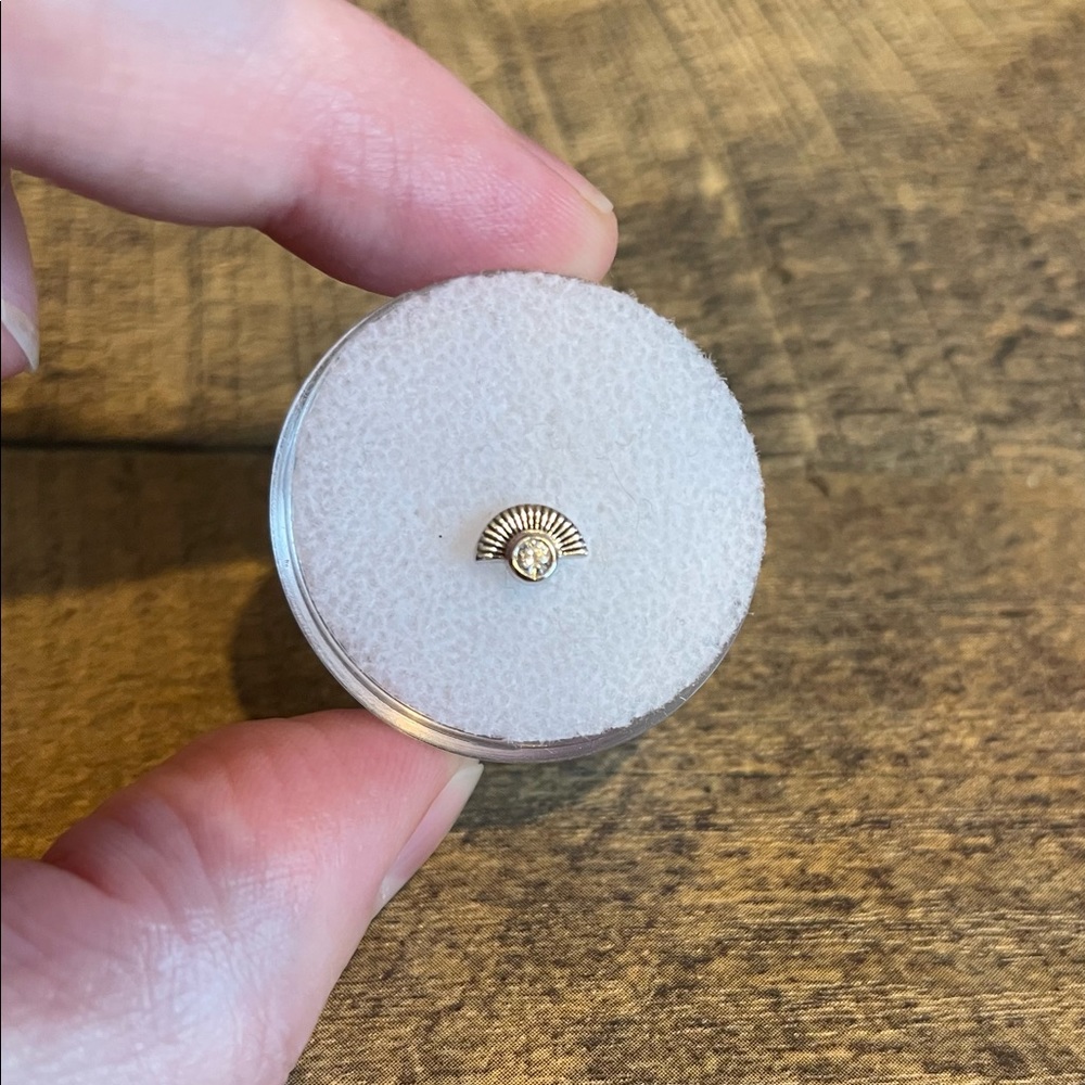 Buddha Organics Kahlo White Gold Threadless End (Press Fit)